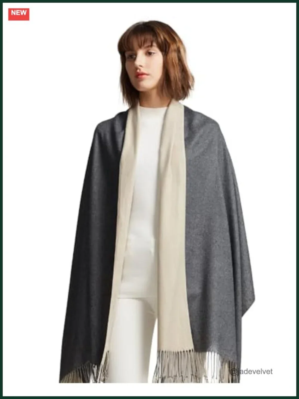 Women's Oversized Cashmere Feel Wrap Scarf Shawl Pashmina